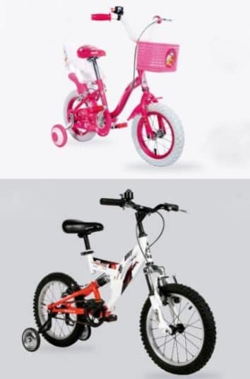 bicicletas para niños y niñas en descuento plaza vea